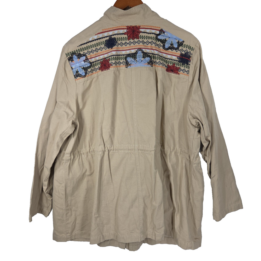Vtg Monroe & Main Womens Jacket XXL Brown Button Style NWT Gorpcore Western West - Picture 2 of 12